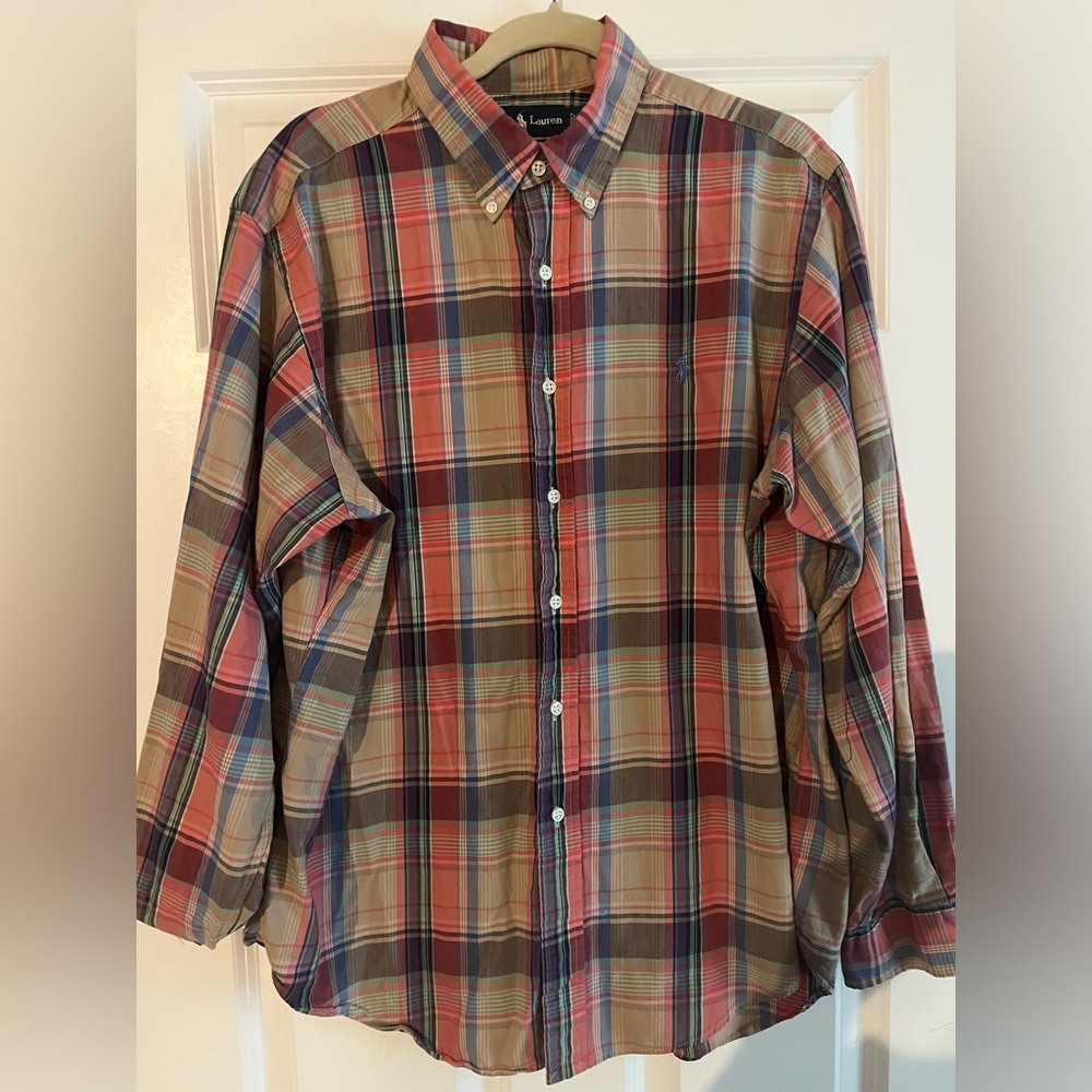 Ralph Lauren madras button down